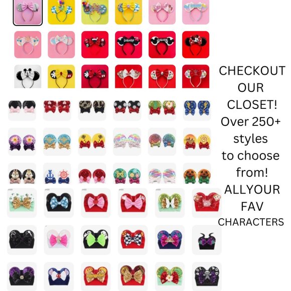 Tinkerbelle Baby Minnie Mouse Headband- Mouse headband- Baby Disney - Toddler - Picture 5 of 5